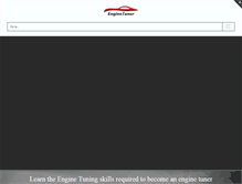 Tablet Screenshot of enginetuner.com